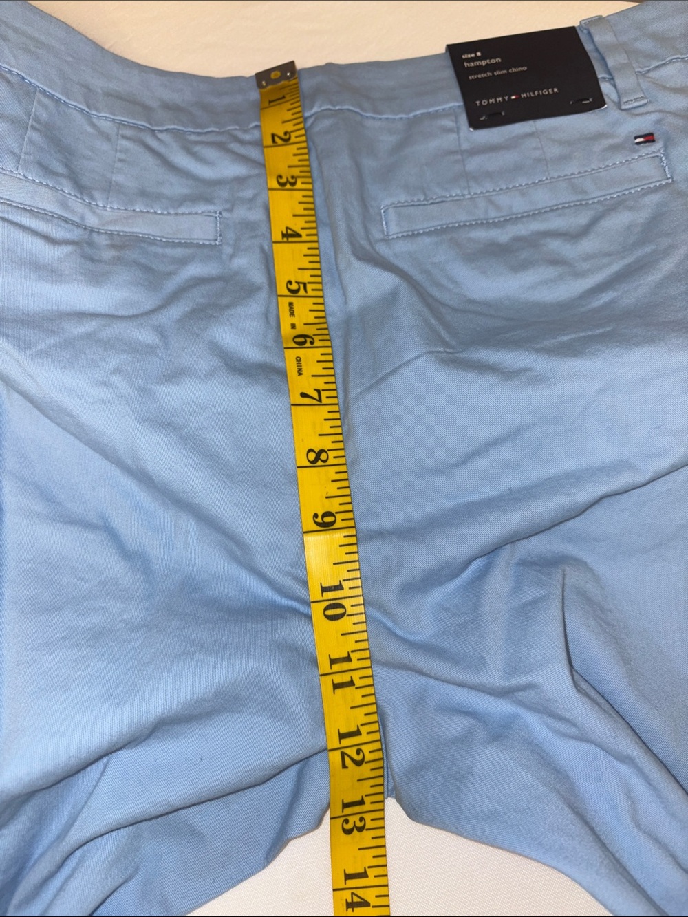 Tommy Hilfiger Hampton Heritage Chinos stretch slim fit size 8 NWT - Picture 5 of 8